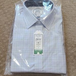 NWT 1905 Repreve Tailored Fit Dress Shirt Green